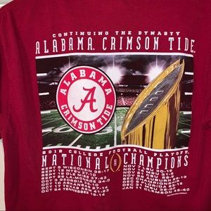 Alabama crimson tide national championship tshirt